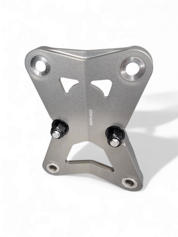 Polaris RZR Pro R Radius Rod Plate - Rear - Elektric Off Road - Billet Anodized - Gun Metal - `22-`25
